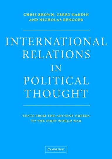 bokomslag International Relations in Political Thought