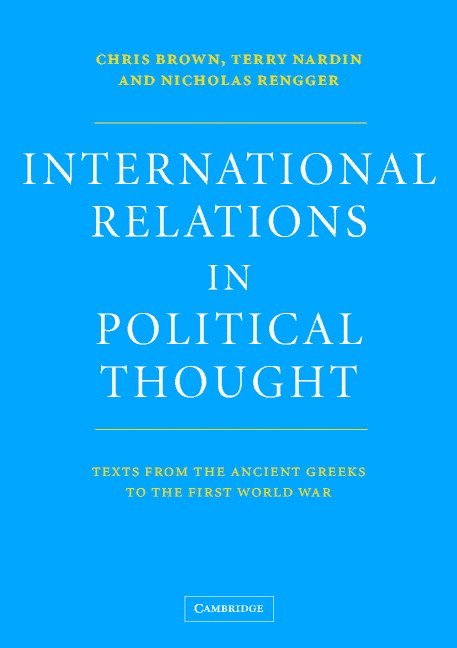 International Relations in Political Thought