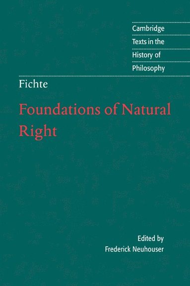 bokomslag Foundations of Natural Right