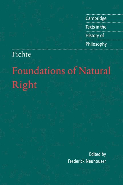 Foundations of Natural Right 1