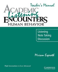 bokomslag Academic Listening Encounters: Human Behavior Teacher's Manual