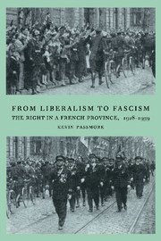 Kevin Passmore, Kevin (University of Wales College of Cardiff) Passmore - From Liberalism to Fascism, Inbunden