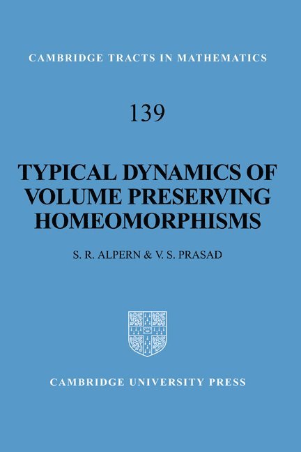 Typical Dynamics of Volume Preserving Homeomorphisms 1