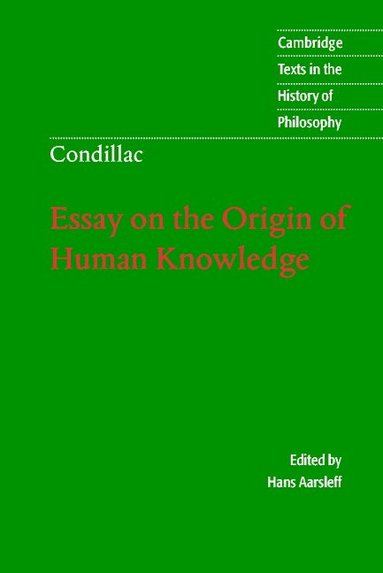 bokomslag Condillac: Essay on the Origin of Human Knowledge