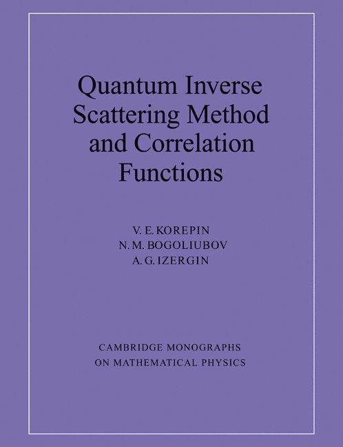 Quantum Inverse Scattering Method and Correlation Functions 1