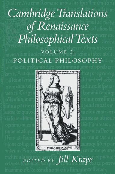 Jill Kraye - Cambridge Translations of Renaissance Philosophical Texts, Häftad