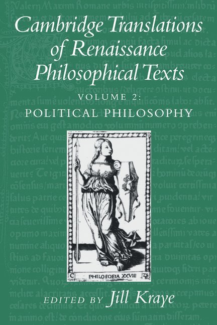 Cambridge Translations of Renaissance Philosophical Texts 1