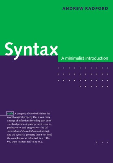 Andrew Radford - Syntax, Häftad