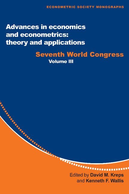 David M. Kreps, Kenneth F. Wallis, Kenneth F. (University of Warwick) Wallis - Advances in Economics and Econometrics: Theory and Applications, Häftad