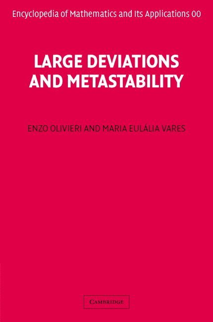 Large Deviations and Metastability 1