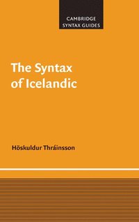 bokomslag The Syntax of Icelandic