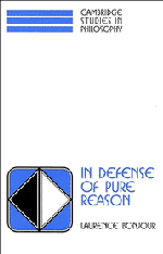 In Defense of Pure Reason 1