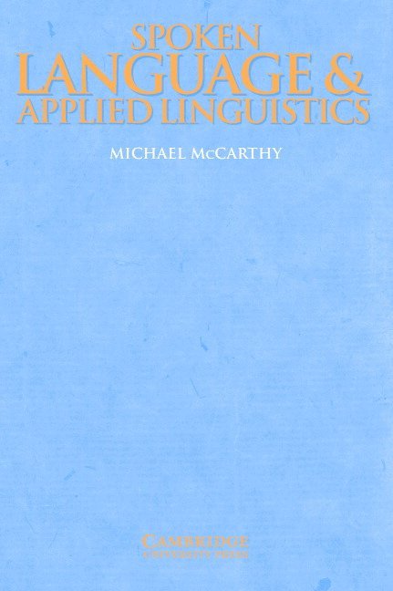 Spoken Language and Applied Linguistics 1