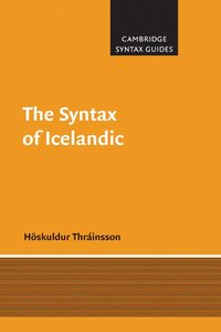 bokomslag The Syntax of Icelandic