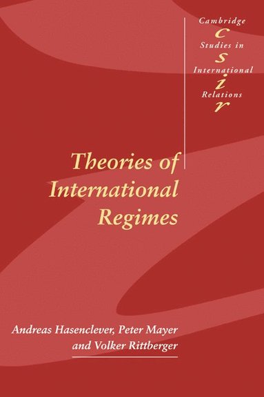 bokomslag Theories of International Regimes