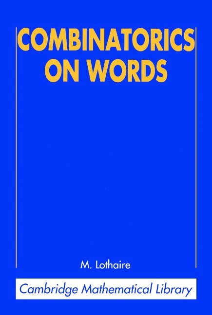 M. Lothaire, Lothaire M - Combinatorics on Words, Häftad