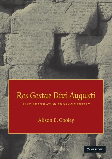 Augustus, Alison E. Cooley - Res Gestae Divi Augusti, Häftad
