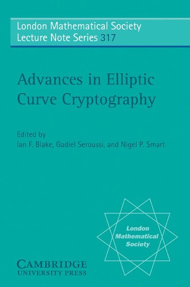 bokomslag Advances in Elliptic Curve Cryptography