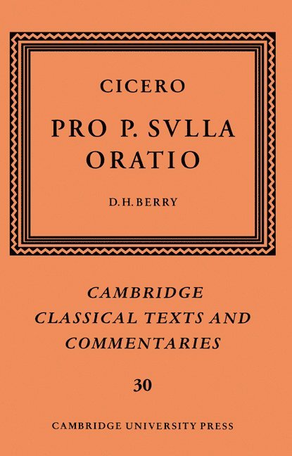 Cicero: Pro P. Sulla oratio 1