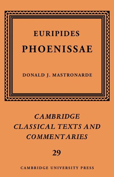 Euripides, Donald J. Mastronarde - Euripides: Phoenissae, Häftad