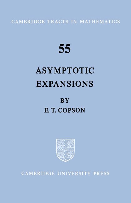 Asymptotic Expansions 1