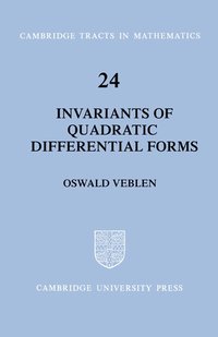 bokomslag Invariants of Quadratic Differential Forms