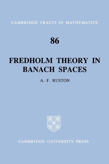 bokomslag Fredholm Theory in Banach Spaces
