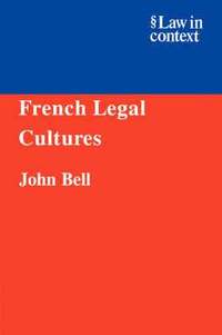 bokomslag French Legal Cultures