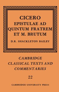 bokomslag Cicero: Epistulae ad Quintum Fratrem et M. Brutum