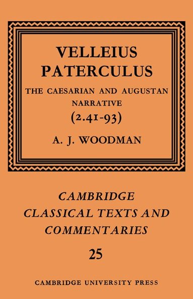 Paterculus, A. J. Woodman - Velleius Paterculus, Häftad