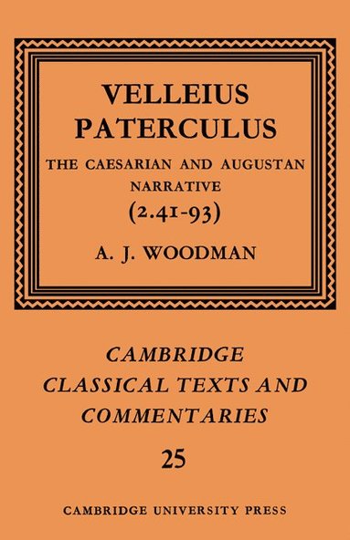 bokomslag Velleius Paterculus