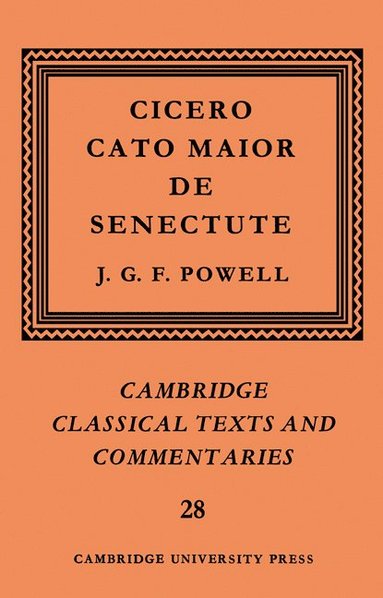 bokomslag Cicero: Cato Maior de Senectute