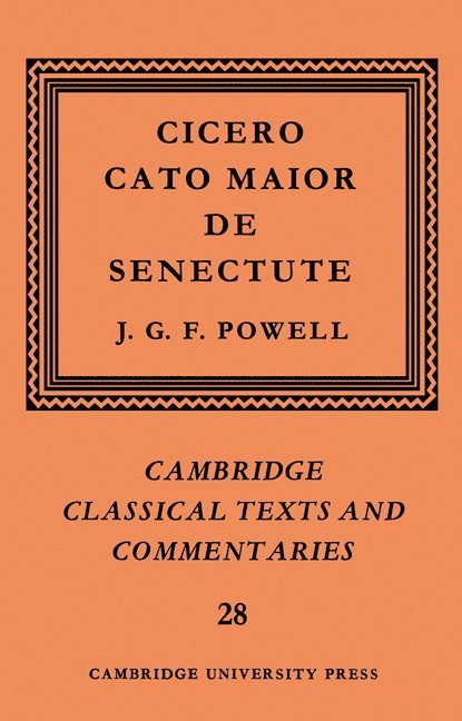 Cicero: Cato Maior de Senectute 1