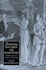 Alan Richardson, James Chandler, Marilyn Butler - Literature, Education, and Romanticism, Häftad