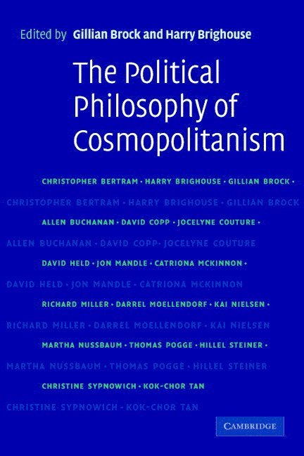 The Political Philosophy of Cosmopolitanism 1