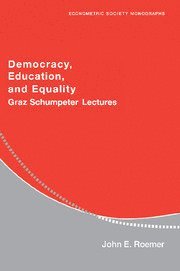 Democracy, Education, and Equality 1