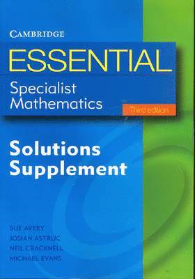Essential Specialist Mathematics 1