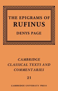 bokomslag Rufinus: The Epigrams of Rufinus