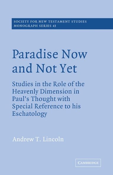 Andrew T. Lincoln, John Court - Paradise Now and Not Yet, Häftad