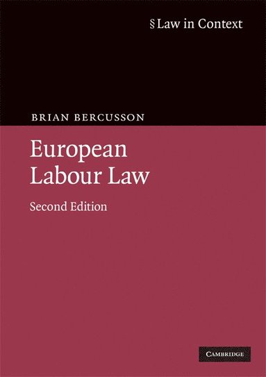 bokomslag European Labour Law 2ed