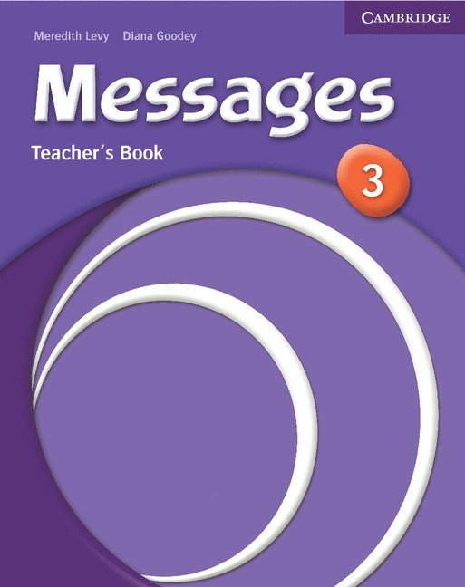 Meredith Levy, Diana Goodey, Meridith Levy - Messages 3 Teacher's Book, Häftad