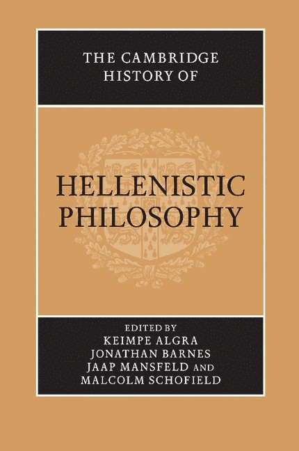 The Cambridge History of Hellenistic Philosophy 1