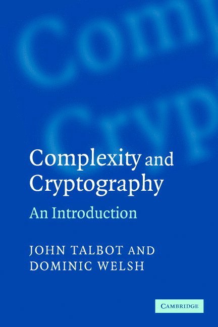 Complexity and Cryptography 1