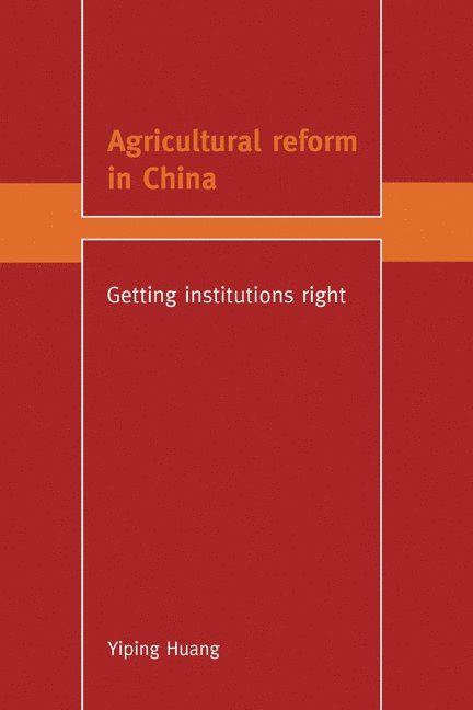 Agricultural Reform in China 1