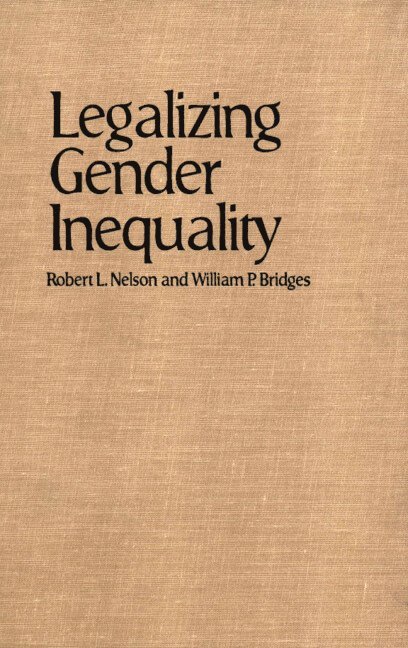 Legalizing Gender Inequality