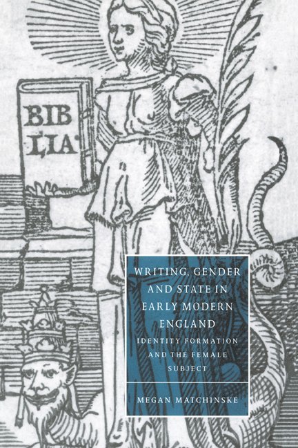 Writing, Gender and State in Early Modern England 1