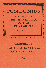 bokomslag Posidonius: Volume 3, The Translation of the Fragments