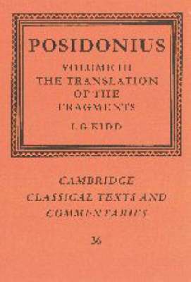 bokomslag Posidonius: Volume 3, The Translation of the Fragments