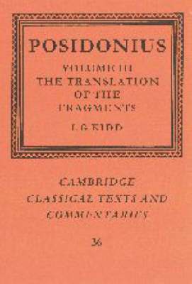 Posidonius: Volume 3, The Translation of the Fragments