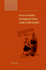 bokomslag Soviet Economic Development from Lenin to Khrushchev